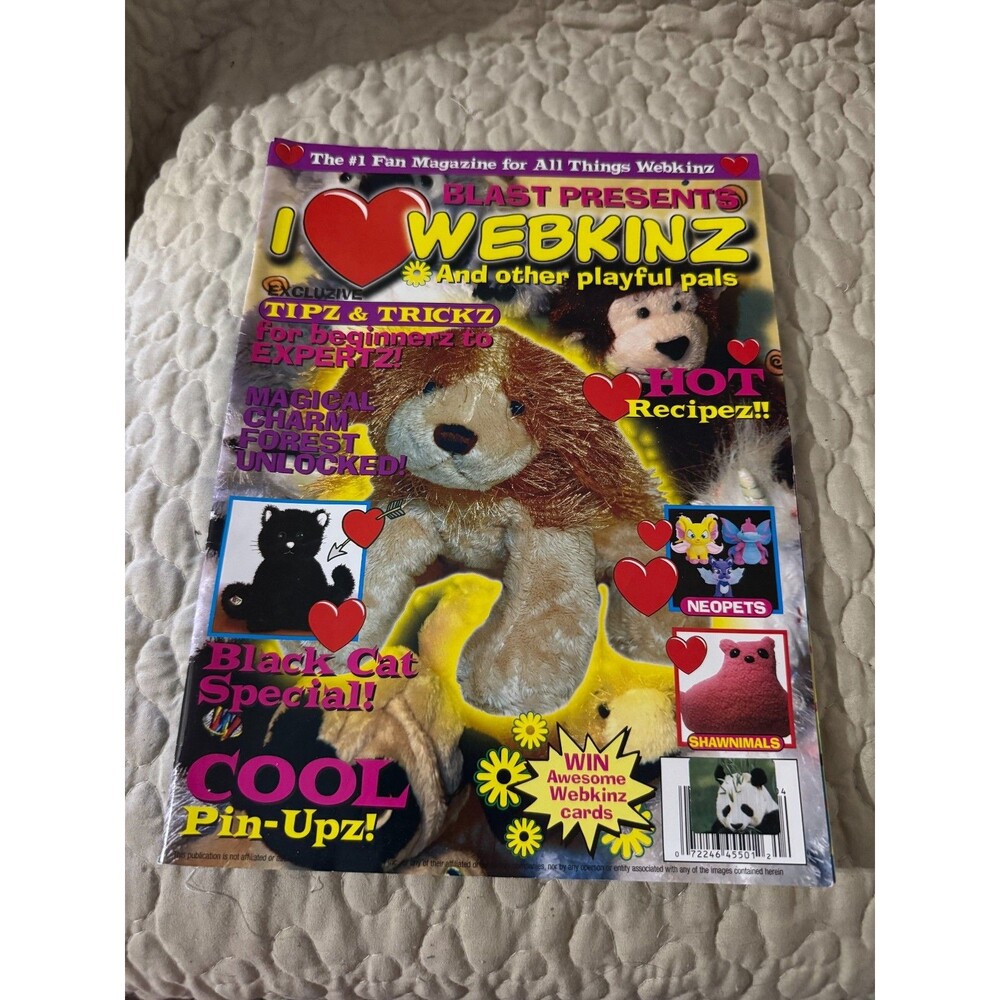 BLAST Presents I Love Webkinz Magazine Issue #04 2007 Unofficial Fan Guide